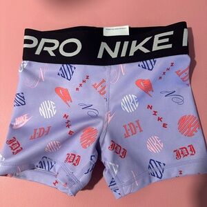 Nike Pro purple Shorts